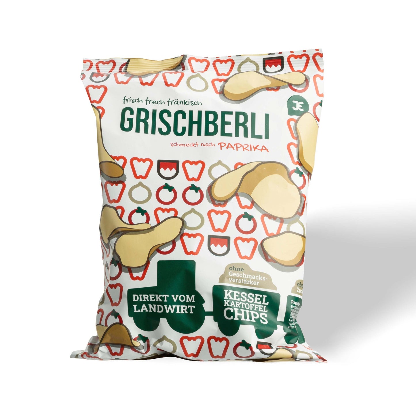 Fränkische Paprika-Kartoffelchips Tüte