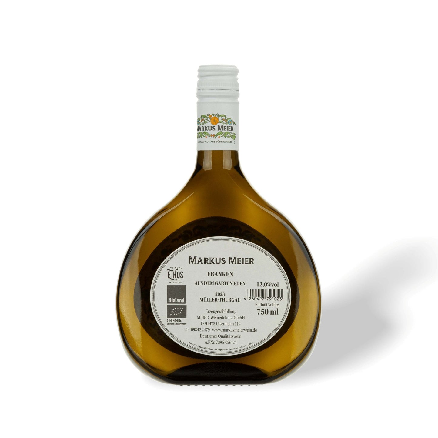 2023 Bio Müller-Thurgau – Weinflasche