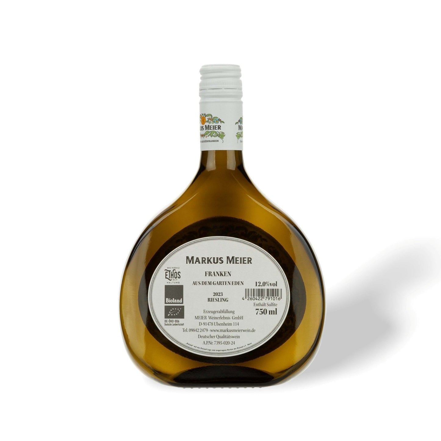 2023 Bio Riesling – Weinflasche